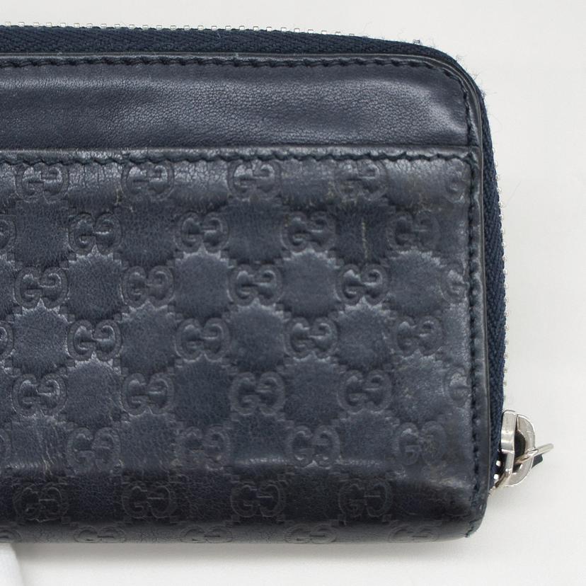 GUCCI グッチ/マイクログッチシマコインケース/ネイビー/256810//041*/Bランク/93