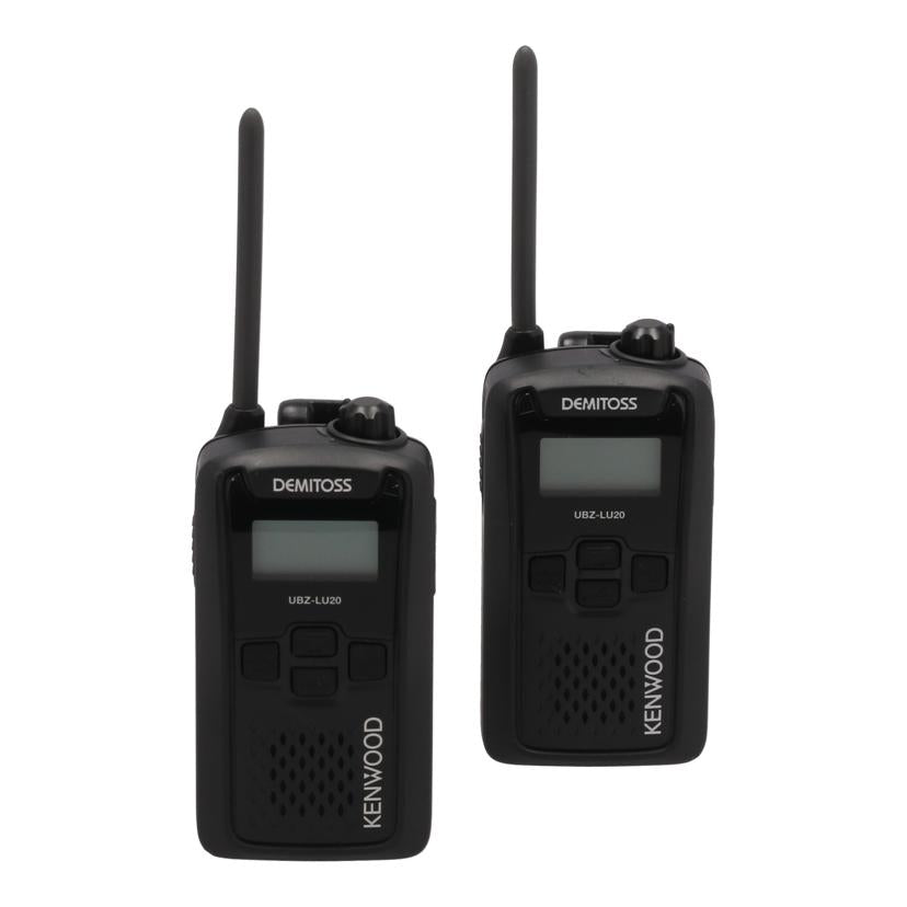 KENWOOD ケンウッド /特定小電力トランシーバー2個セット/DEMITOSS/UBZ-LU20//C5414840/5616572/Bランク/71