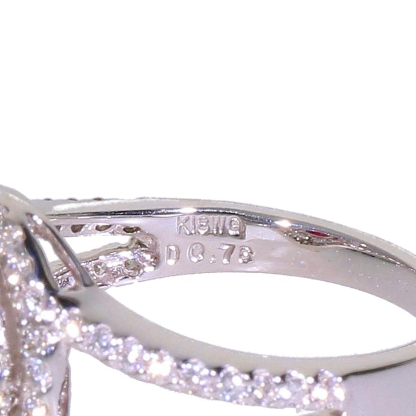 /◎K18WGルビーダイヤリング1.064/D0.76ct//Aランク/59