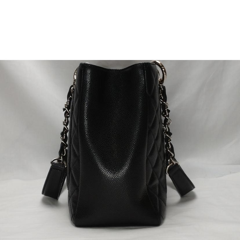 CHANEL シャネル/チェーンマトラッセ トートバッグ キャビアスキン シルバー金具/A50995//181*****/Bランク/52