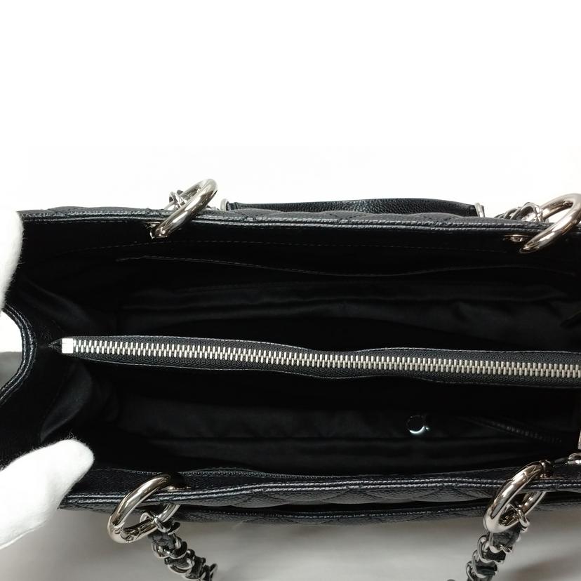 CHANEL シャネル/チェーンマトラッセ トートバッグ キャビアスキン シルバー金具/A50995//181*****/Bランク/52