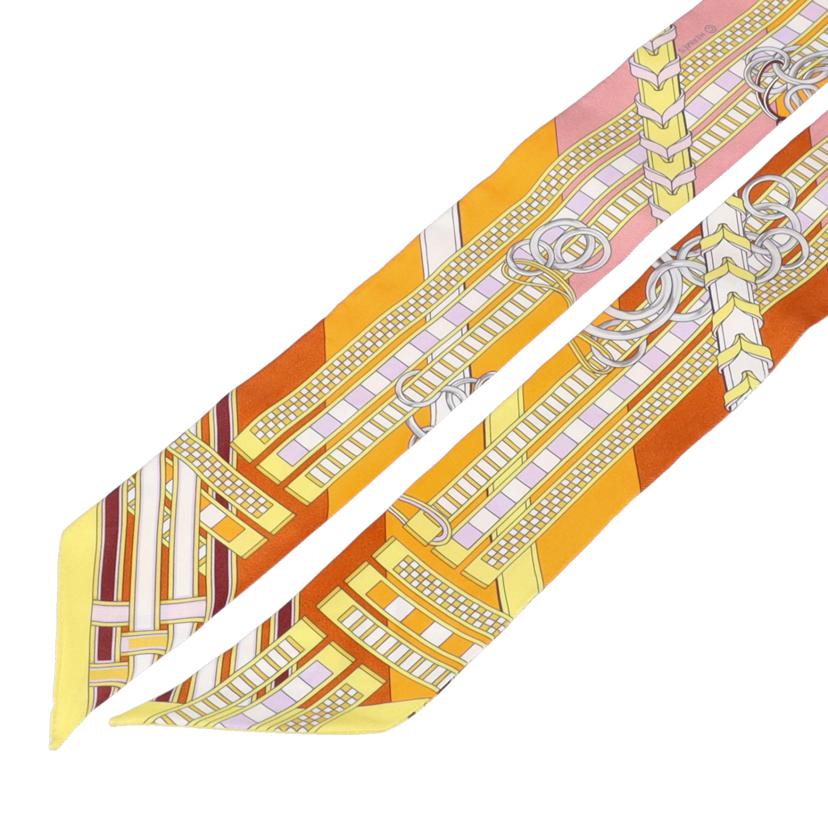 HERMES エルメス/ツイリー/馬勒とチャーム//Aランク/75