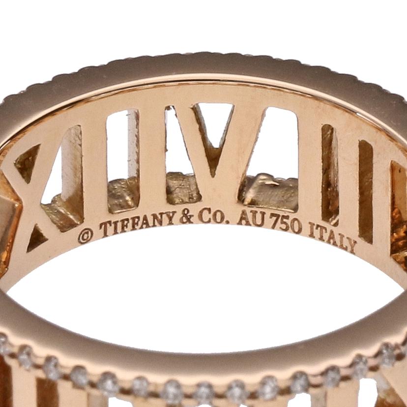 AU750PG/TIFFANY&Co ティファニー/TIFFANY/AU750PGアトアスアープンフルダイヤリング#12.5/7.0//Aランク/75