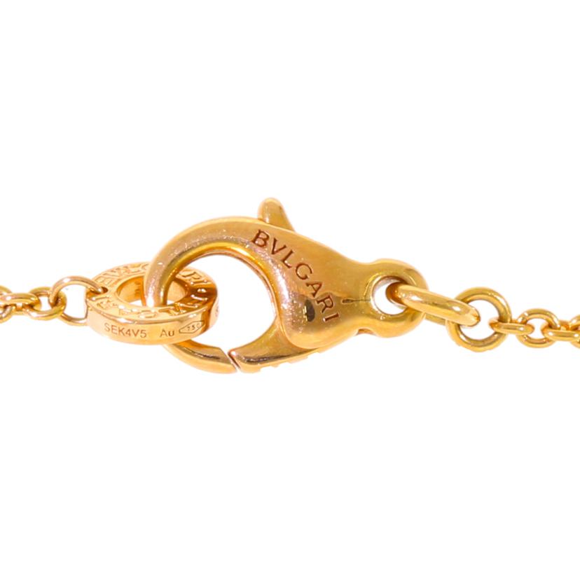 BVLGARI ブルガリ/◎BVLGARI K18ブルガリブルガリリバーシブルロゴサークルダイヤネックレス//Aランク/59