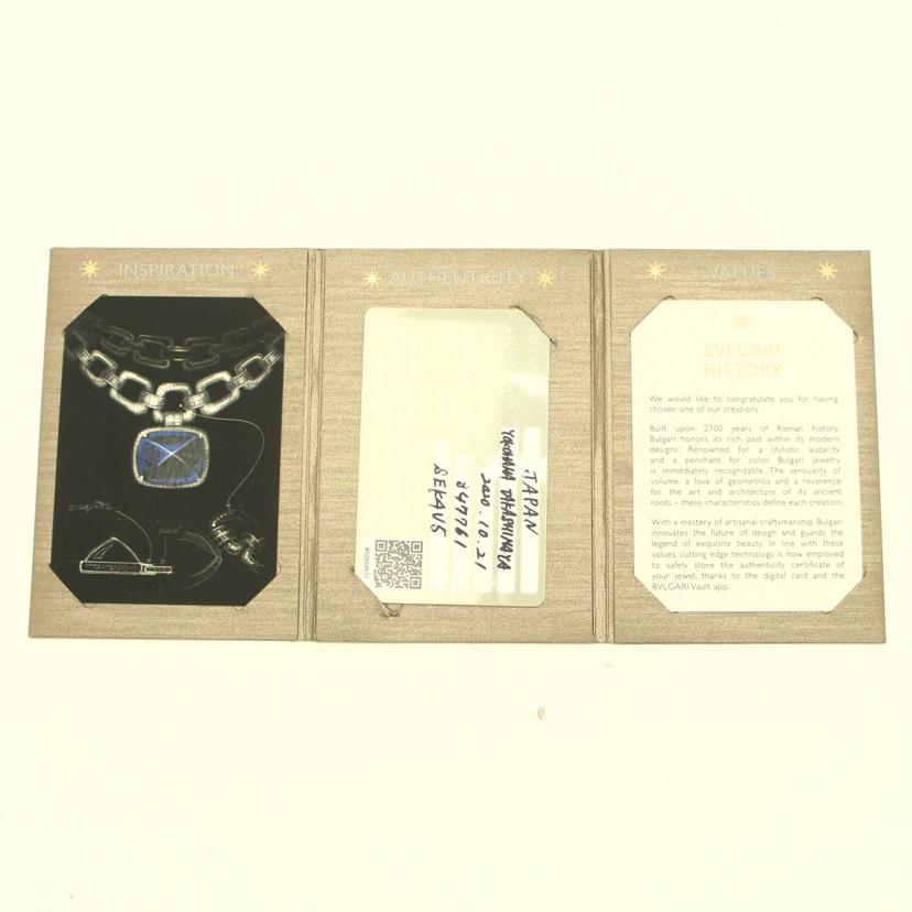 BVLGARI ブルガリ/◎BVLGARI K18ブルガリブルガリリバーシブルロゴサークルダイヤネックレス//Aランク/59