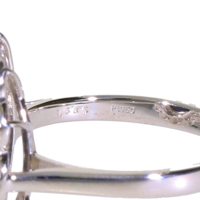 /◎Pt950ブラックオパールダイヤリング1.585/D0.81ct//Aランク/59