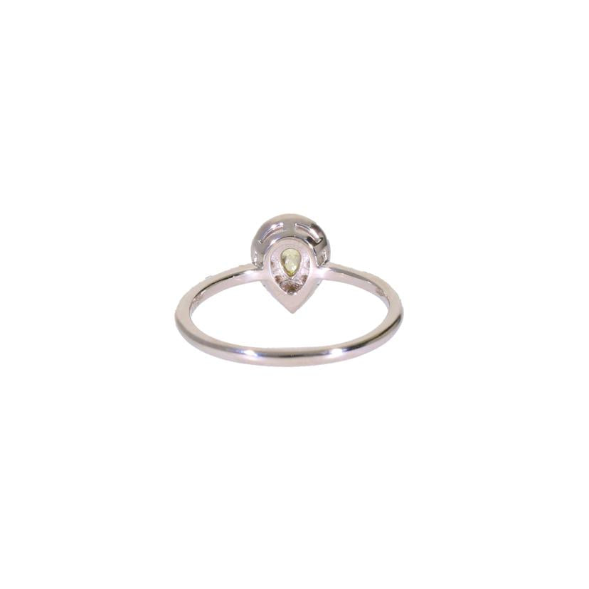 /◎Pt900イエローダイヤリング0.141/0.18ct//Aランク/59
