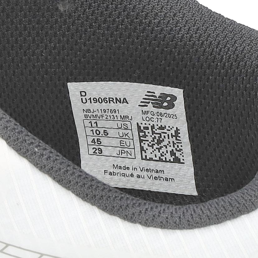 new balance ニューバランス/1906R WHITE/ローカットスニーカー/U1906RNA//ABランク/05