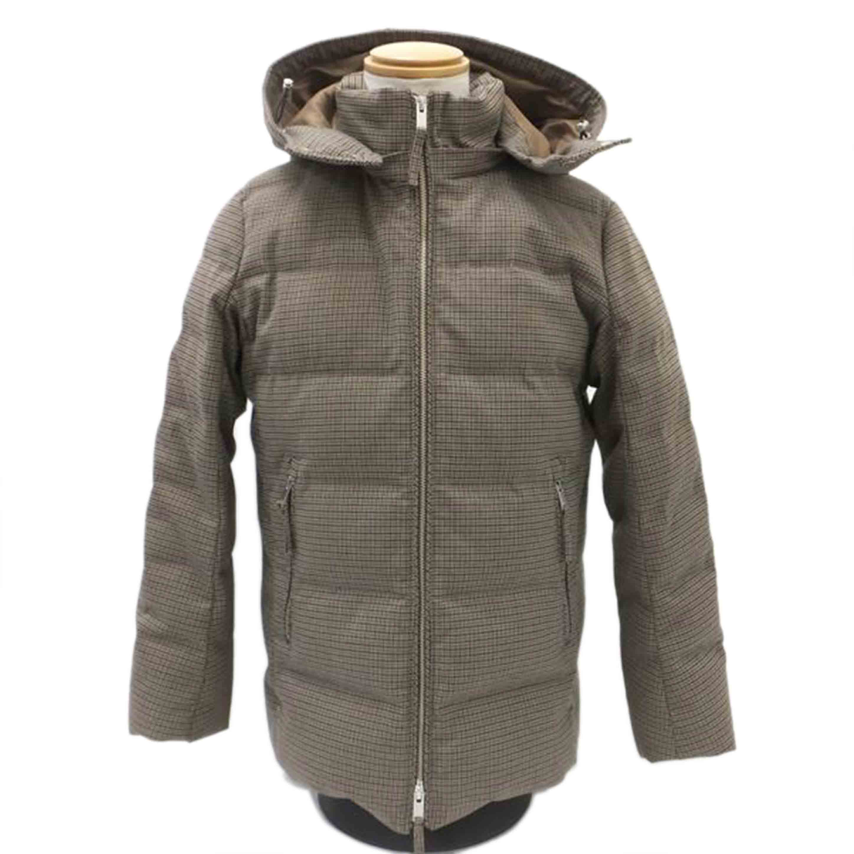 417 EDIFICE フォーワンセブンバイエディフィス/チェックダウンジャケット/18-011-312-3011-3-0//ABランク/88