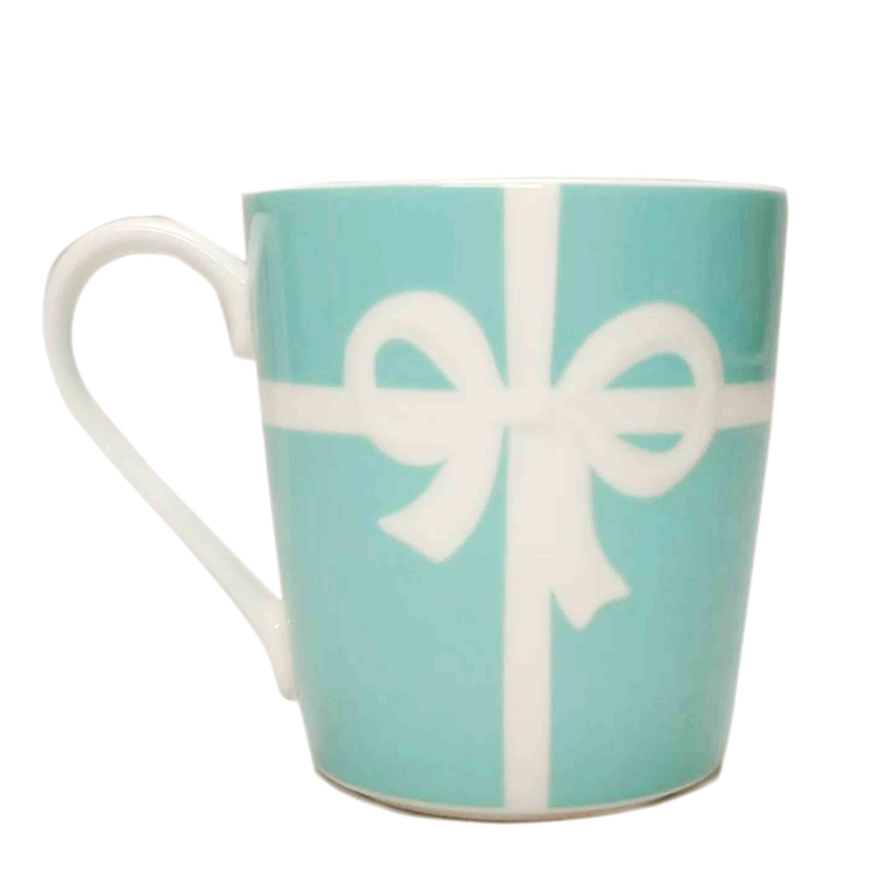 TIFFANY&CO. ティファニー/ブルーボックス リボン マグカップ//Aランク/52