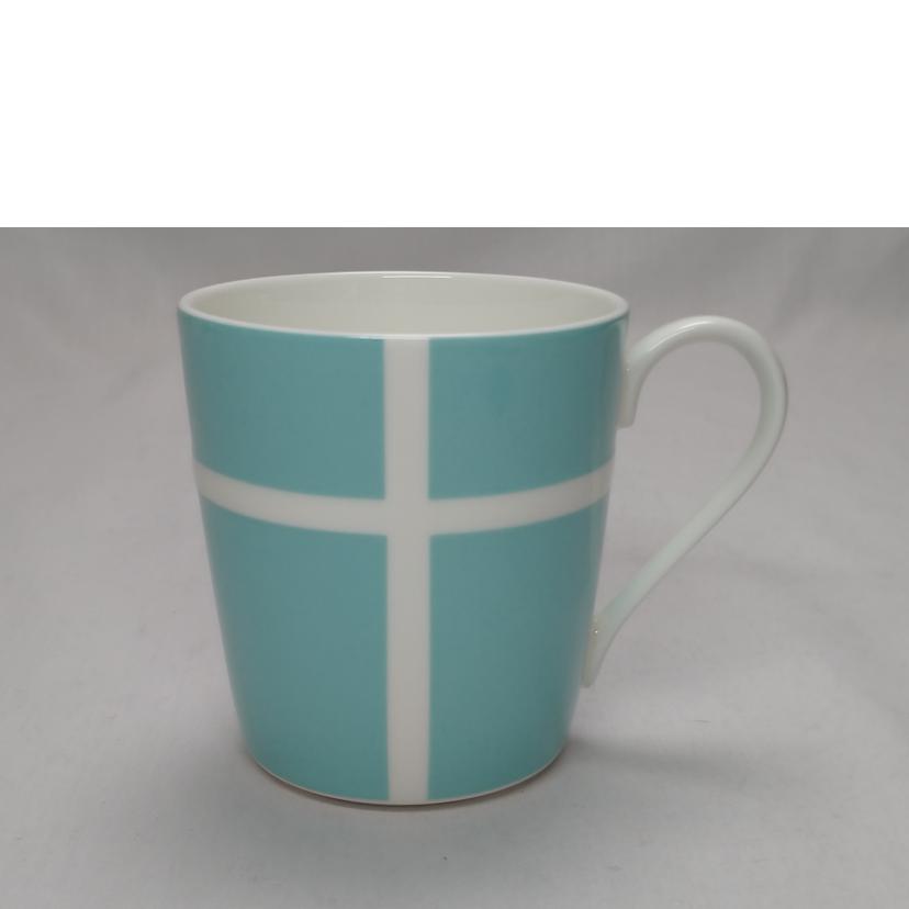 TIFFANY&CO. ティファニー/ブルーボックス リボン マグカップ//Aランク/52