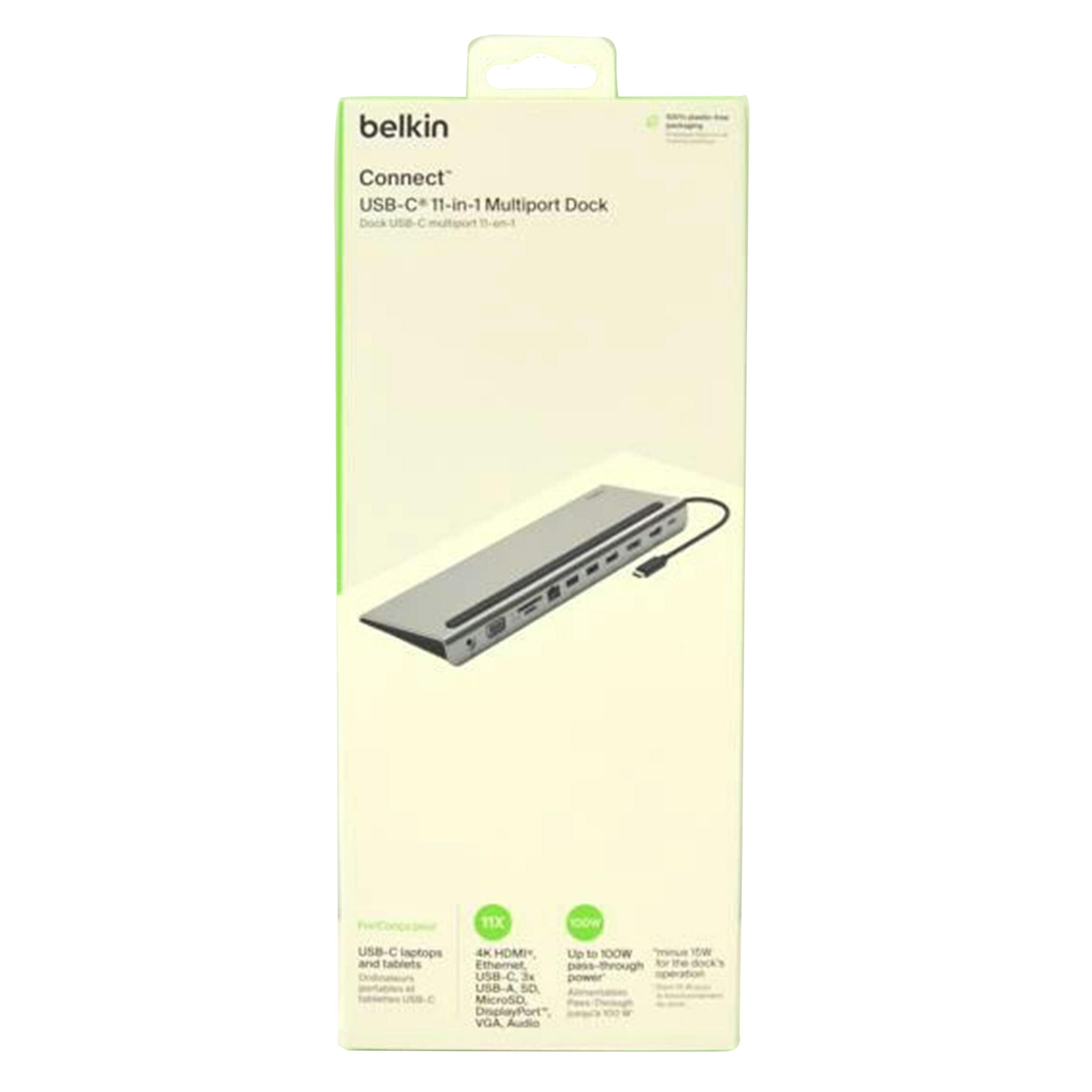 belkin ベルキン/マルチポートドック 11-in-1/Connect USB-C 11-in-1 Multiport Dock//Sランク/75