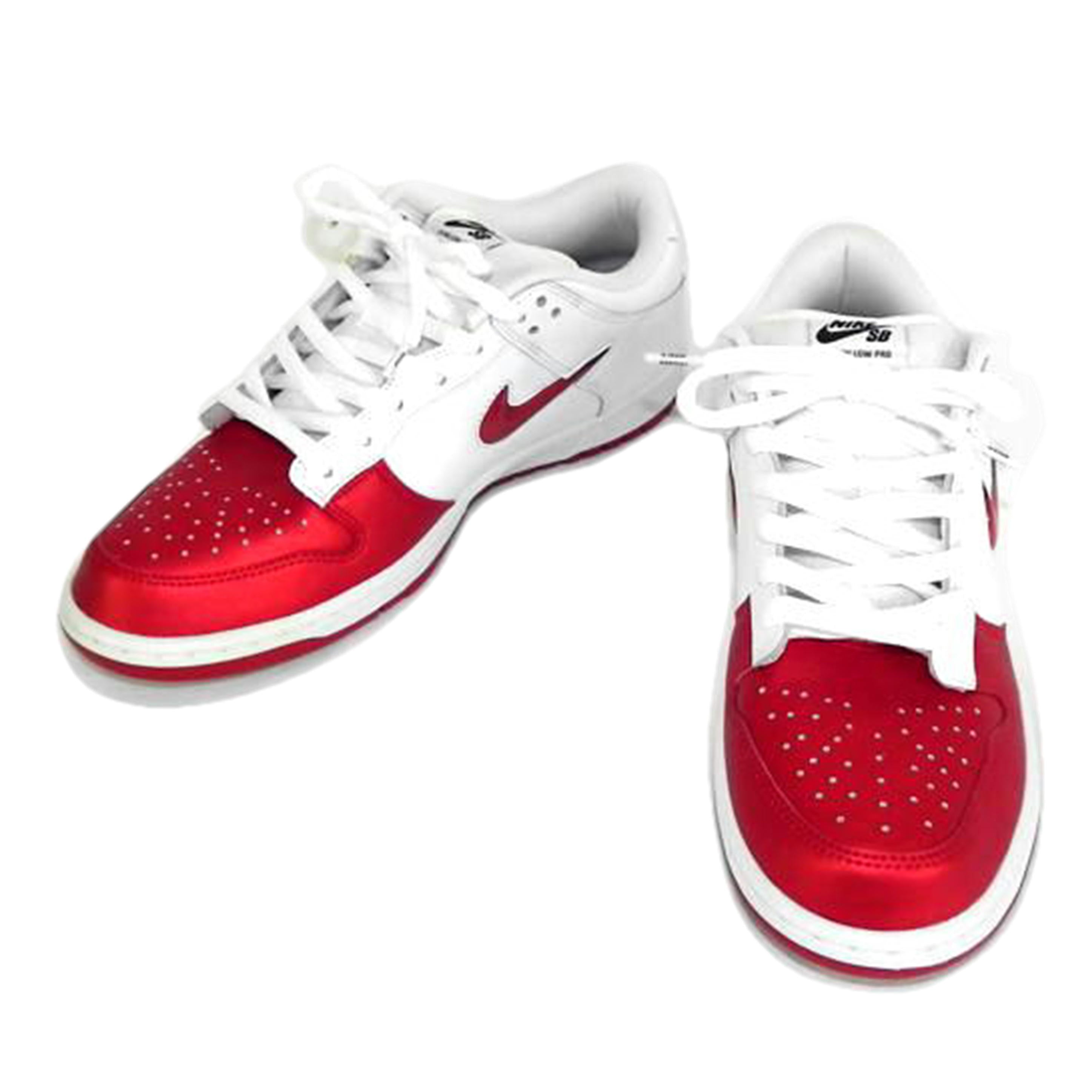 NIKE ナイキ/Supreme×NIKE DUNK LOW Varsity Red/White/CK3480-600//Aランク/81
