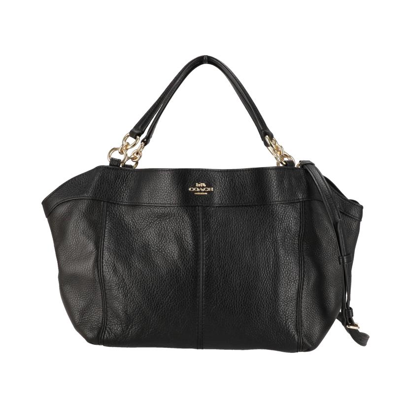 COACH コーチ/コーチ/ペプルドレザー2WAYハンド/ブラック/F28992//C18**/SAランク/75