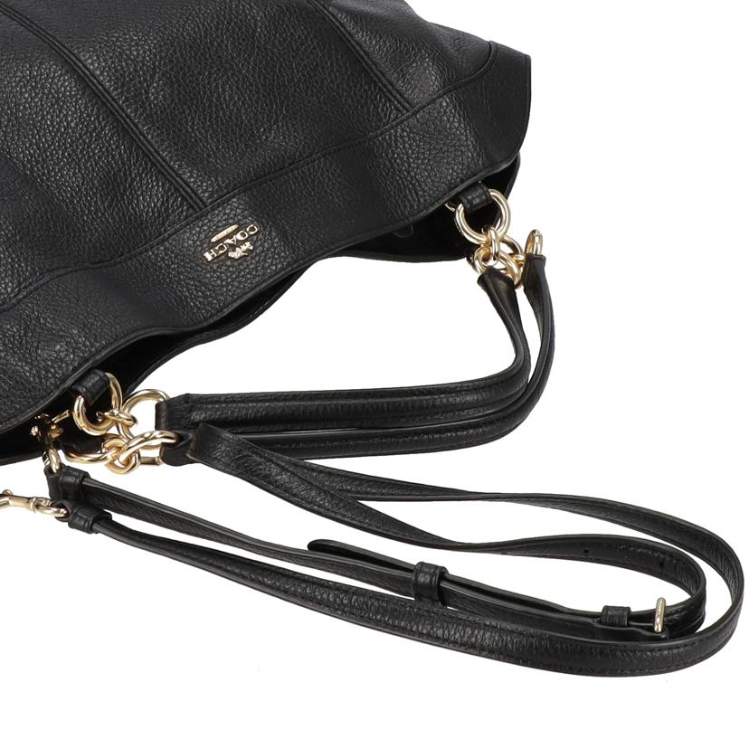 COACH コーチ/コーチ/ペプルドレザー2WAYハンド/ブラック/F28992//C18**/SAランク/75