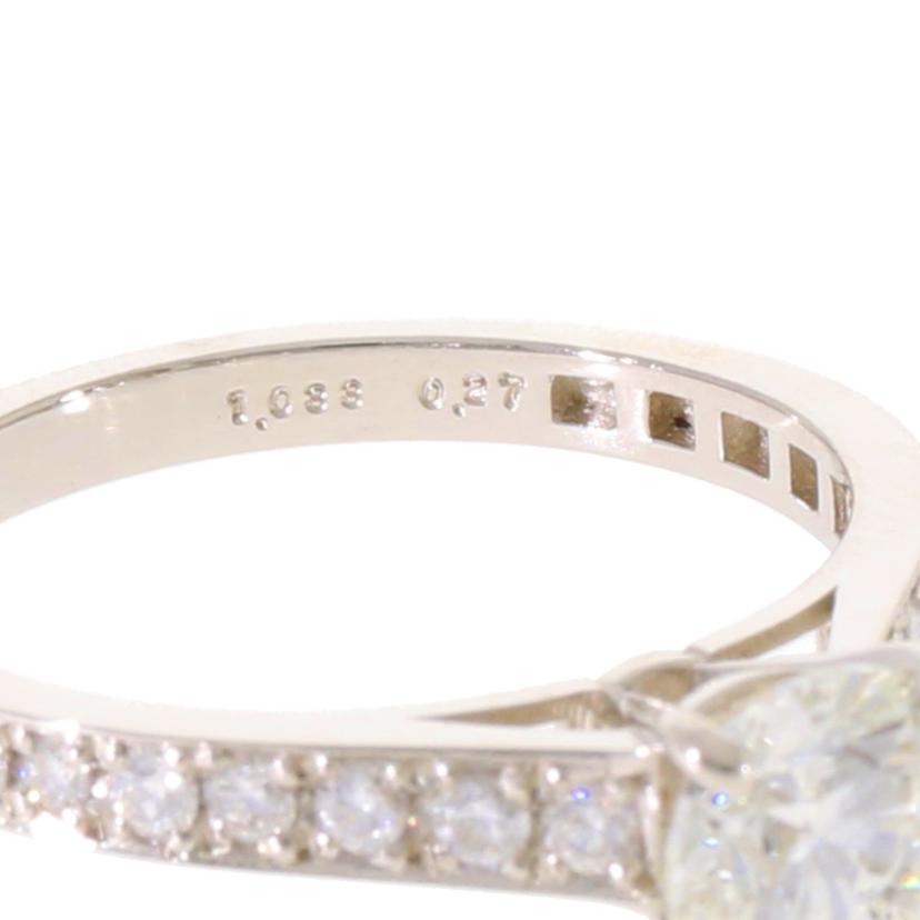 /◎PT950ダイヤリング1.033/0.27ct//Aランク/59