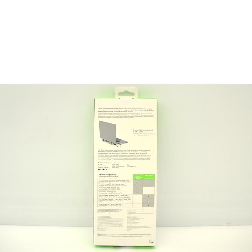 belkin ベルキン/マルチポートドック 11-in-1/Connect USB-C 11-in-1 Multiport Dock//Sランク/75