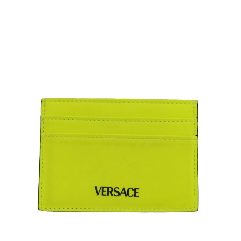 VERSACE ヴェルサーチェ/メドゥーサ ビギー/カードケース/ネオンイエロー/DPN2467/1A05512//04F***/Bランク/04