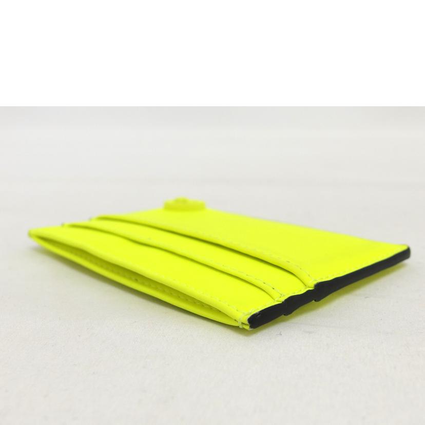 VERSACE ヴェルサーチェ/メドゥーサ ビギー/カードケース/ネオンイエロー/DPN2467/1A05512//04F***/Bランク/04