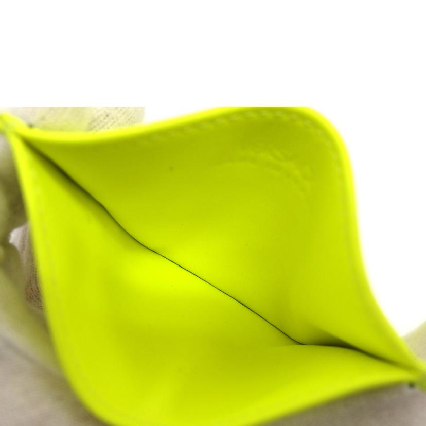 VERSACE ヴェルサーチェ/メドゥーサ ビギー/カードケース/ネオンイエロー/DPN2467/1A05512//04F***/Bランク/04