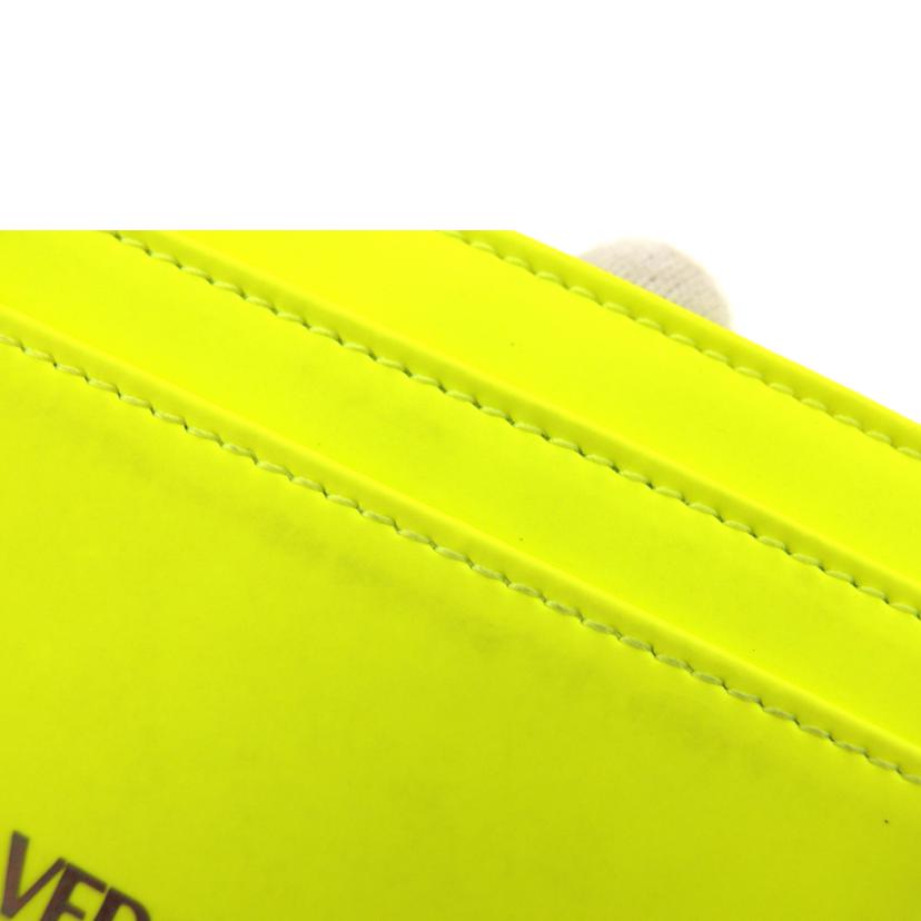 VERSACE ヴェルサーチェ/メドゥーサ ビギー/カードケース/ネオンイエロー/DPN2467/1A05512//04F***/Bランク/04