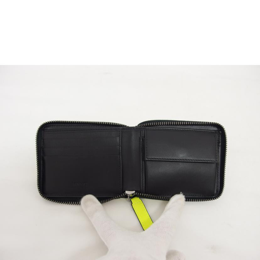 VERSACE ヴェルサーチェ/メドゥーサ ビギー二つ折り財布/ネオンイエロー/1007705/1A05512//04B**/ABランク/04