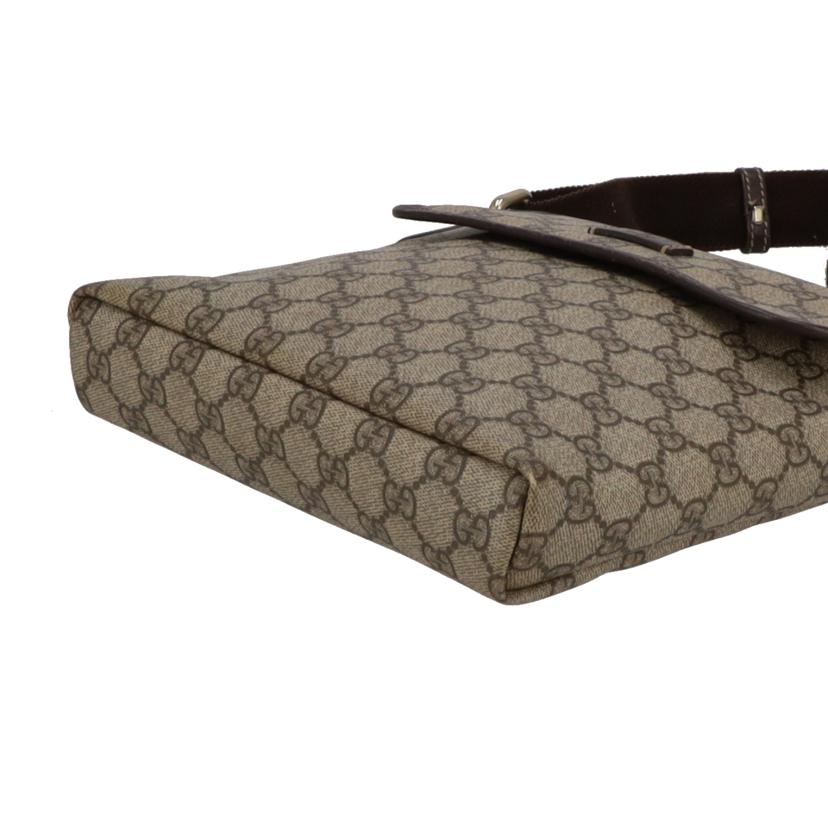 GUCCI グッチ/レザーGG柄フラップスクエアショルダー/223666//204***/Bランク/42