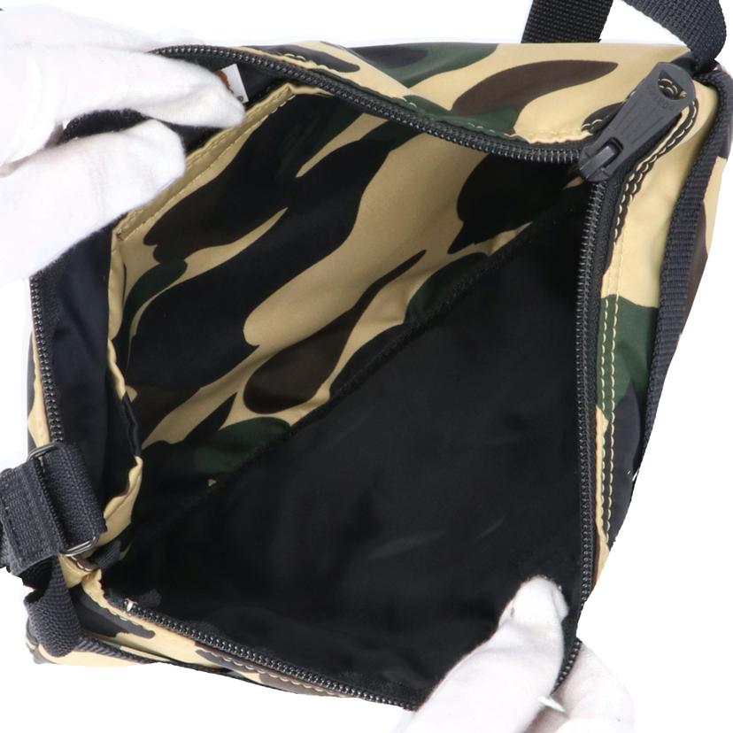 A BATHING APE アベイシングエイプ/ポーターカラーカモクロスボディバッグ//Aランク/09