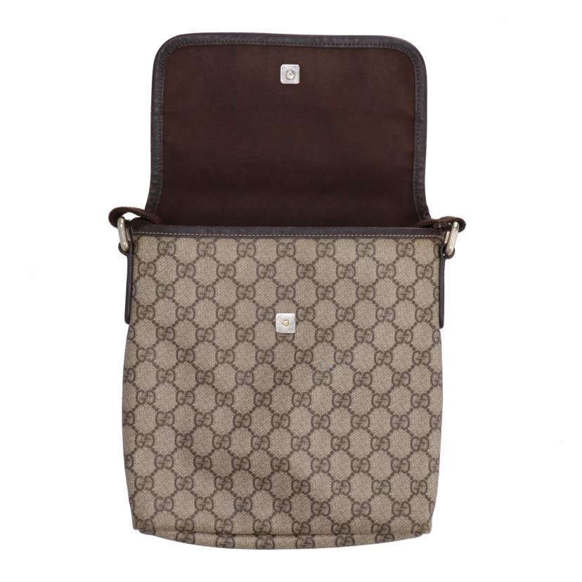 GUCCI グッチ/レザーGG柄フラップスクエアショルダー/223666//204***/Bランク/42