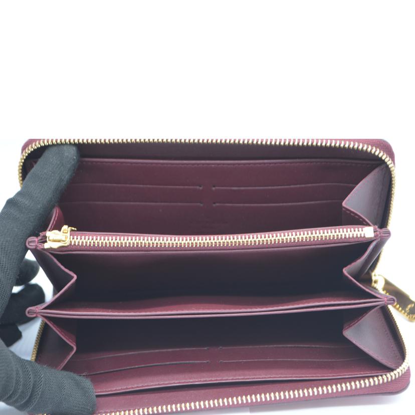 LOUIS VUITTON ルイヴィトン/ジッピーウォレット/ヴェルニ/レオパード/ルージュフォーヴィスト/M91477//CA0***/Aランク/89