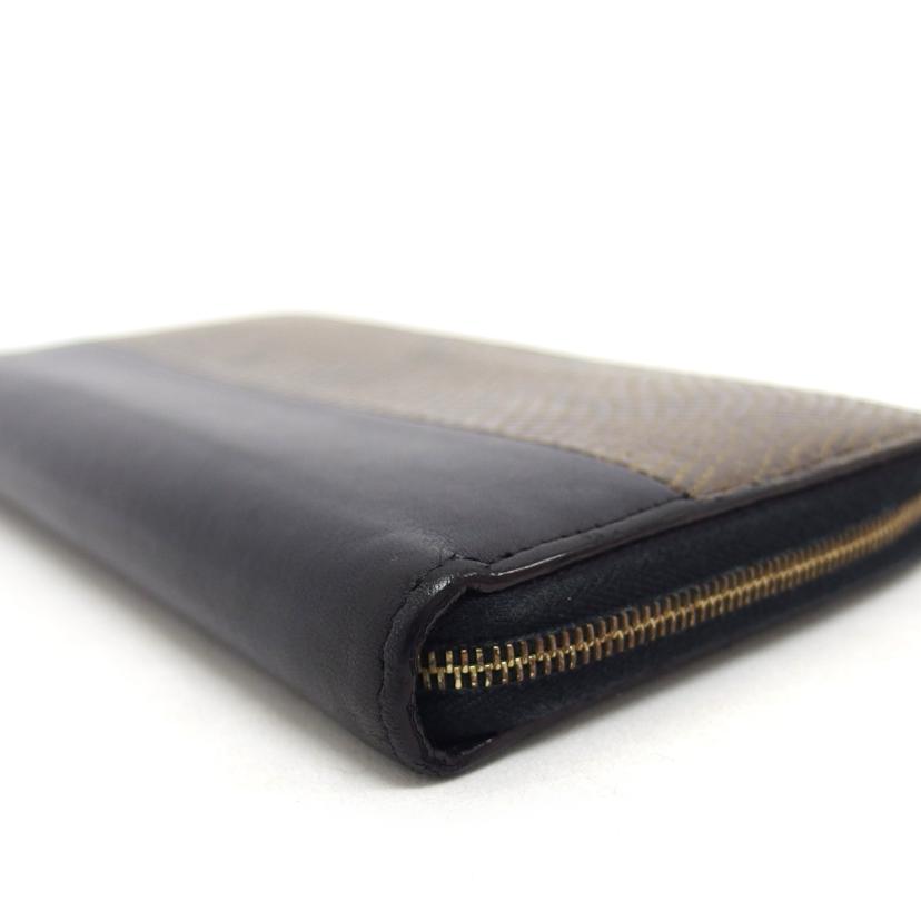 CELINE セリーヌ/バイカラーラウンドファスナー長財布/パイソン×ブラック//F-T******/Bランク/04