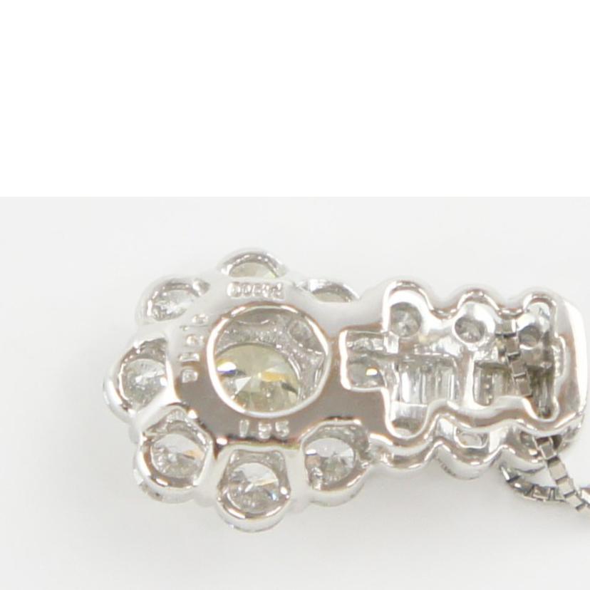 ◎Pt900/850ダイヤネックレス0.516/1.25ct//Aランク/64