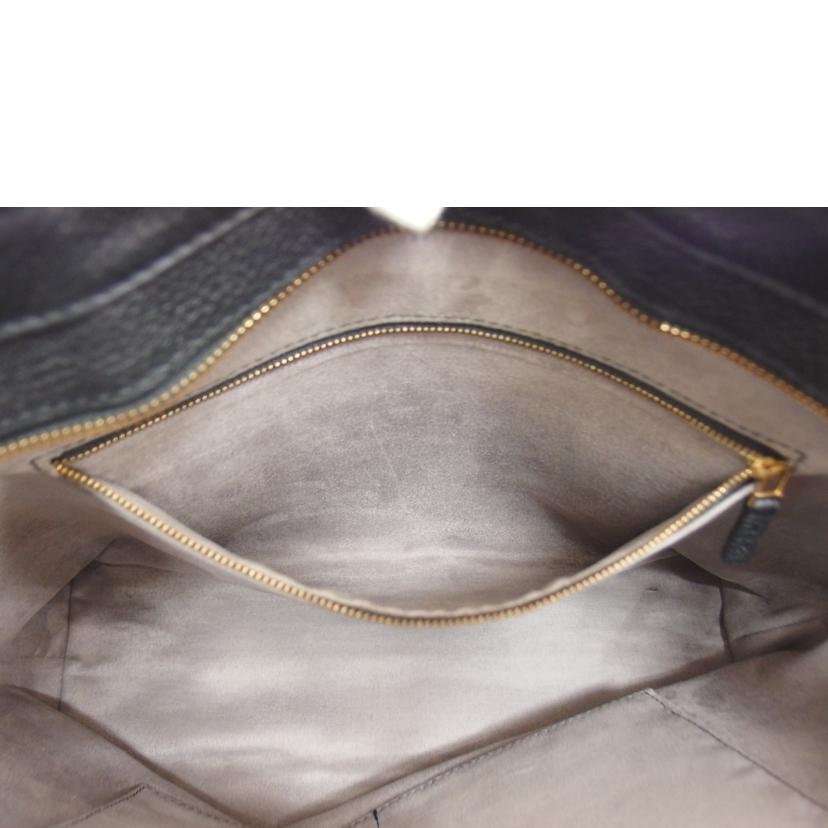 HushTug ハッシュタグ/レザートートバッグ/ブラック//ABランク/04