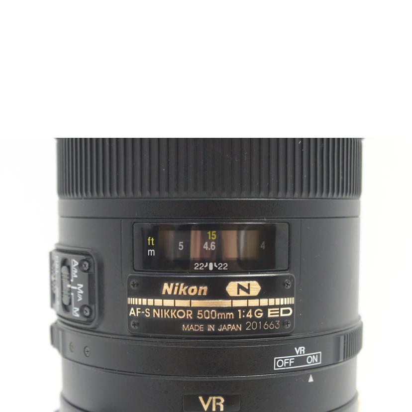 Nikon ニコン/交換レンズ/AF-S 500/4G ED VR/AF-S 500/4G ED VR//201663/Bランク/75