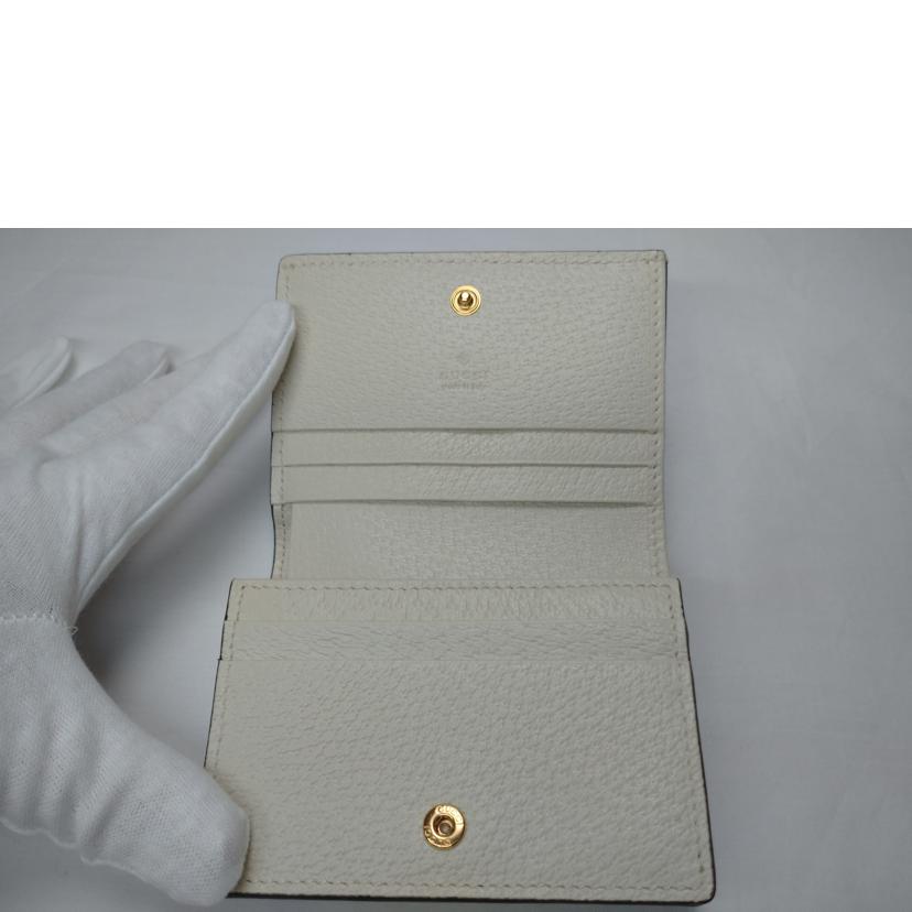 GUCCI グッチ/GGシェリーライン 二つ折りコンパクト財布/523155//041*/Aランク/52