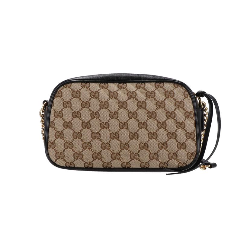 GUCCI グッチ/GGキャンバス×レザー/スモールカメラバッグ/447632//486***/Aランク/91