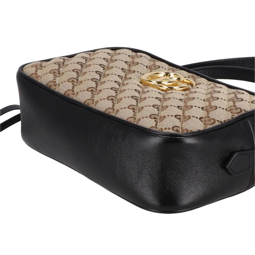 GUCCI グッチ/GGキャンバス×レザー/スモールカメラバッグ/447632//486***/Aランク/91