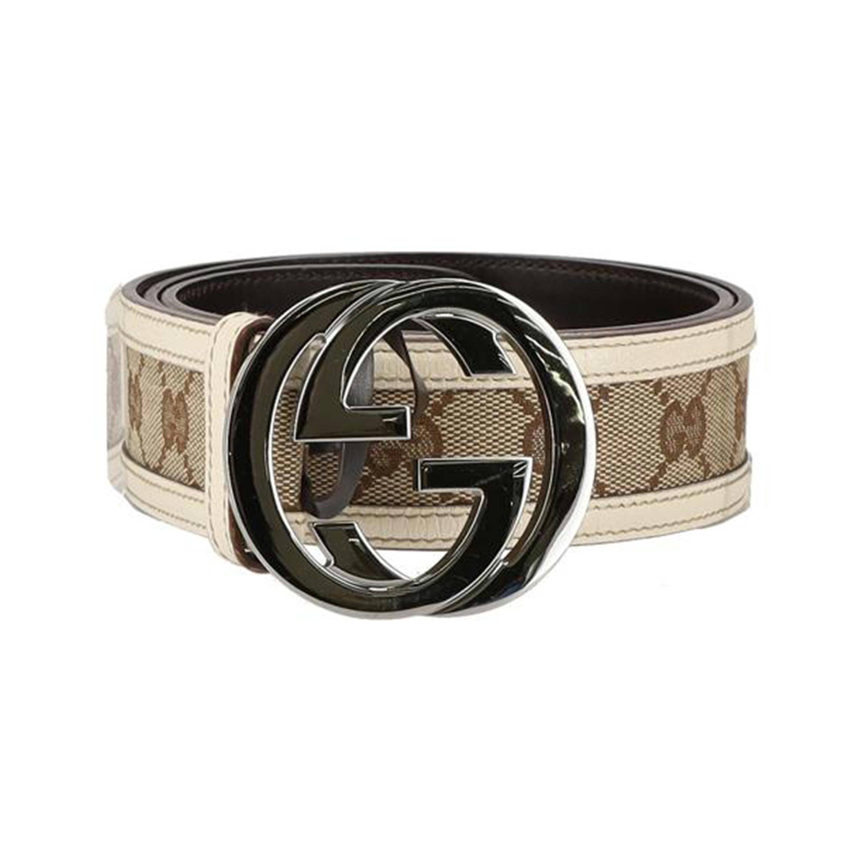 GUCCI グッチ/インターロッキングGGベルト80-85cm/114876//Aランク/70