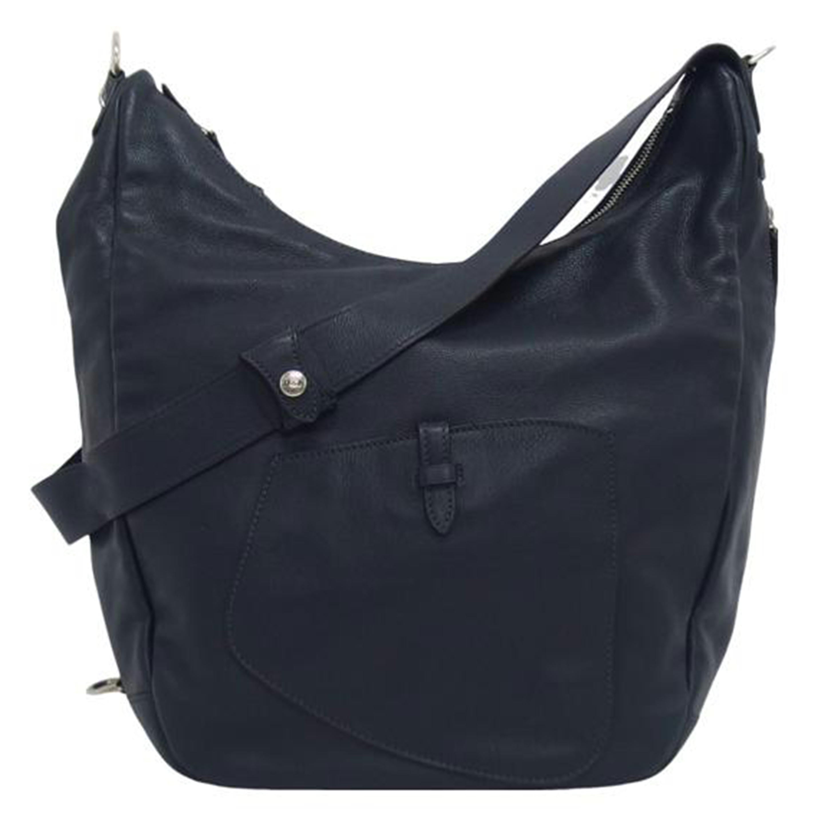 Daniel&Bob ダニエル&ボブ/レザー2WAYショルダーバッグ/ネイビー//ABランク/04