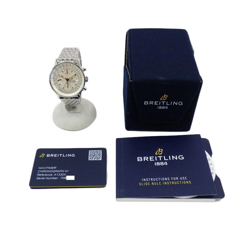BREITLING ブライトリング/オールドナビターマー/クロノグラフ41/オートマ/A13324//708****/Aランク/77