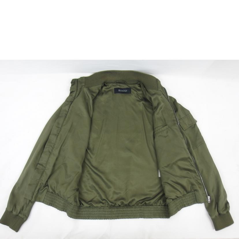 GUCCI グッチ/シルクボンバージャケット/カーキ/333620//Z6468/Bランク/04