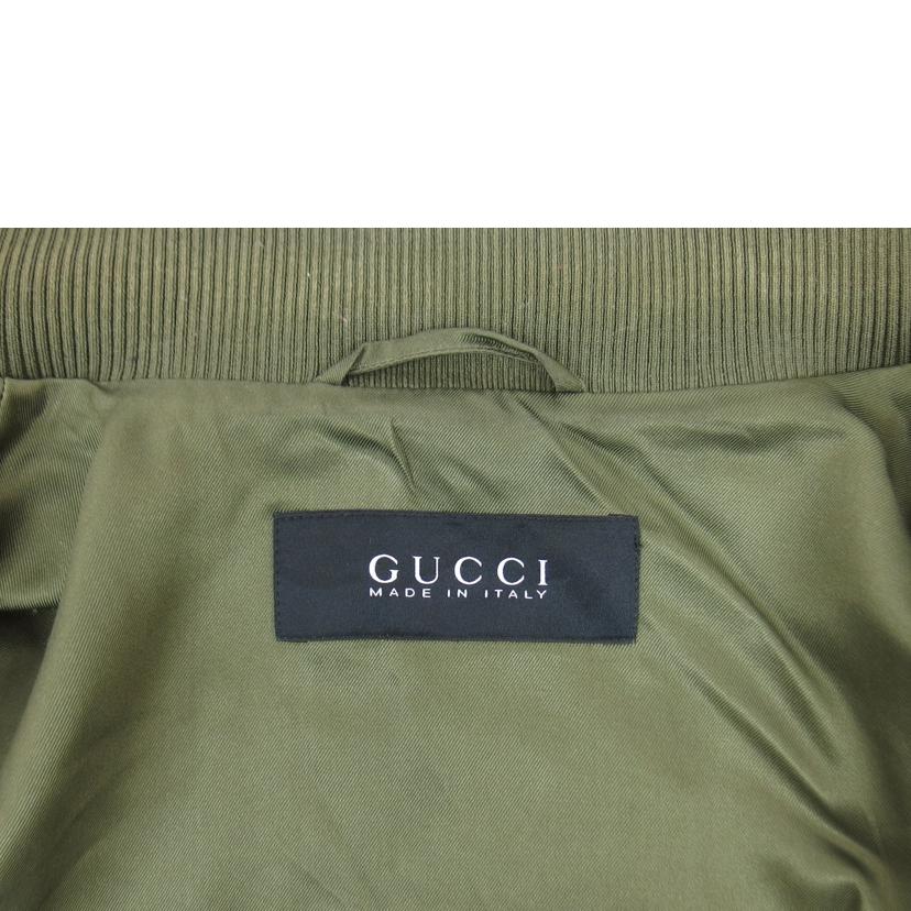 GUCCI グッチ/シルクボンバージャケット/カーキ/333620//Z6468/Bランク/04