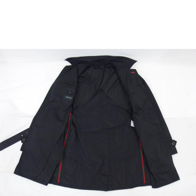 GUCCI グッチ/ナイロントレンチコート/ブラック/旧タグ/188842//Z9938/ABランク/04