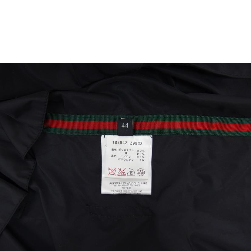 GUCCI グッチ/ナイロントレンチコート/ブラック/旧タグ/188842//Z9938/ABランク/04