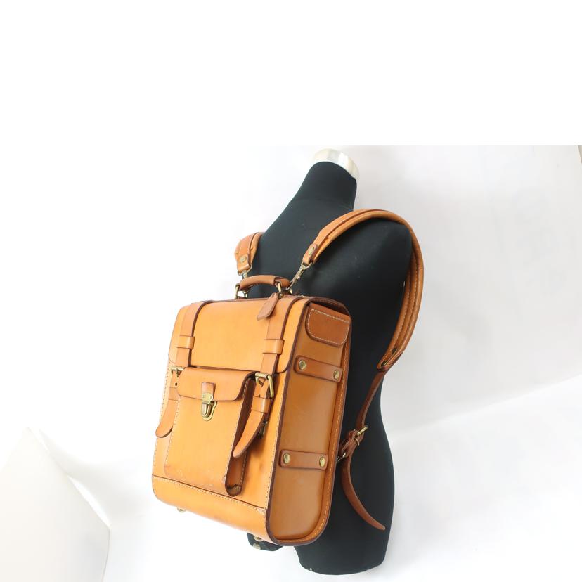 HERZ ヘルツ/ガロンリュック レザーバッグ ライトブラウン//ABランク/65