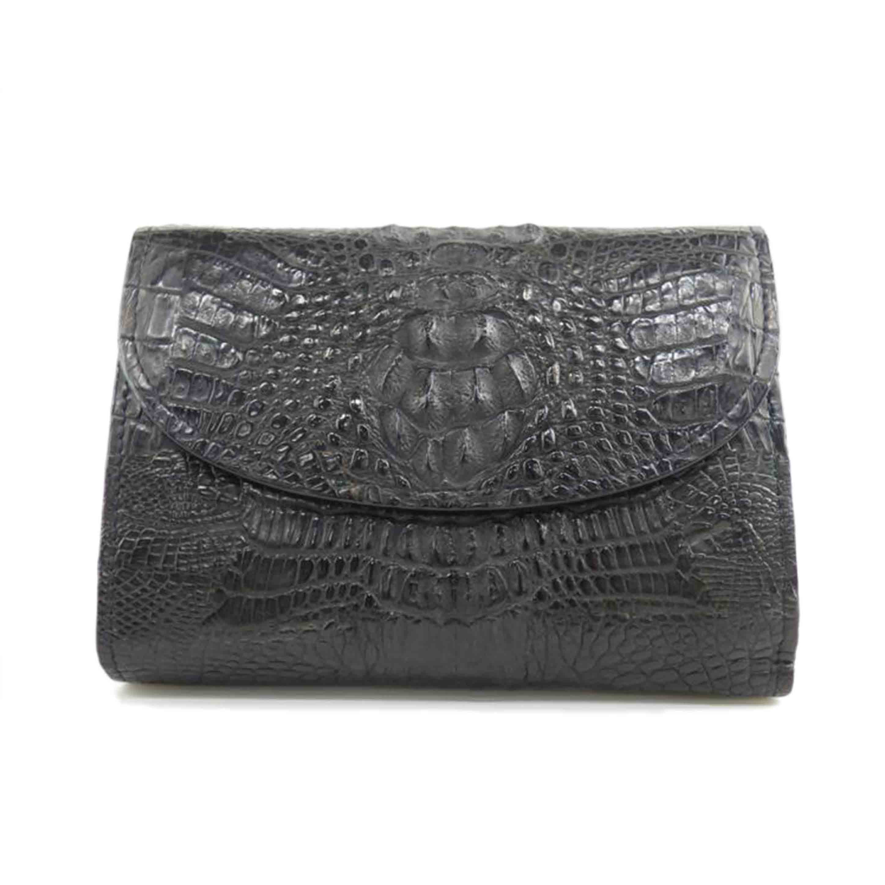 /クロコダイル革財布//ABランク/64