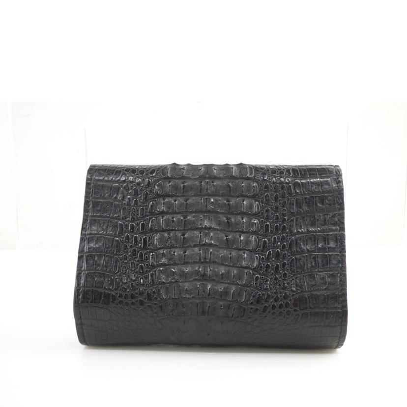 /クロコダイル革財布//ABランク/64