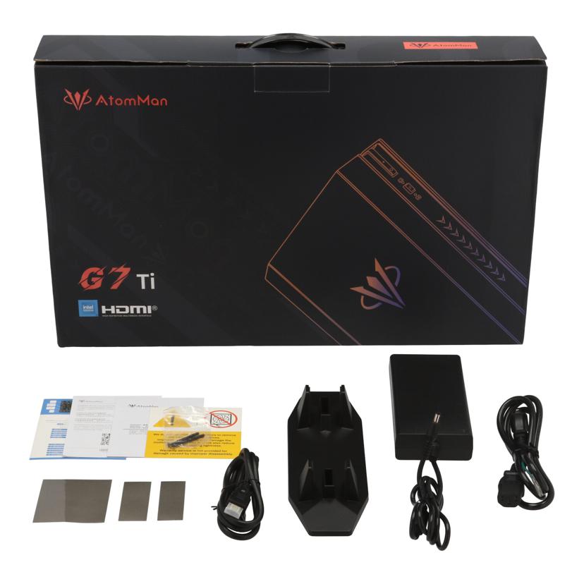 ATOMMAN アトマン/Win11ゲーミングPC/AtomMan G7 Ti/G7 Ti 4070//BB366VG7TiQQMQG00256/Aランク/77
