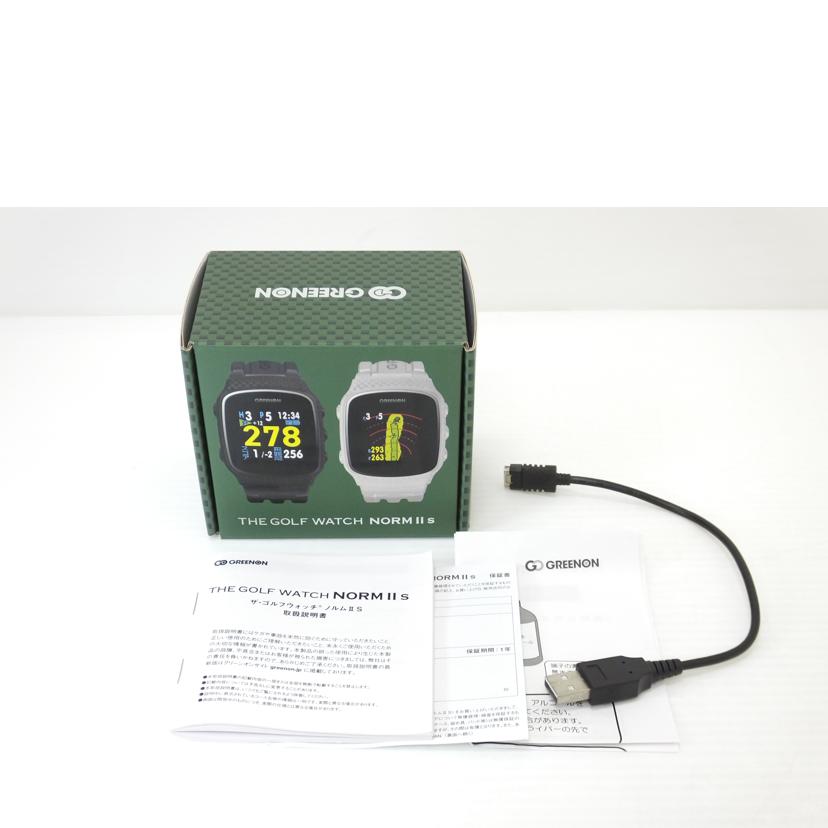 GREENON グリーンオン/THEGOLFWATCH NORMⅡS/G020S//G020SW07114529/ABランク/88