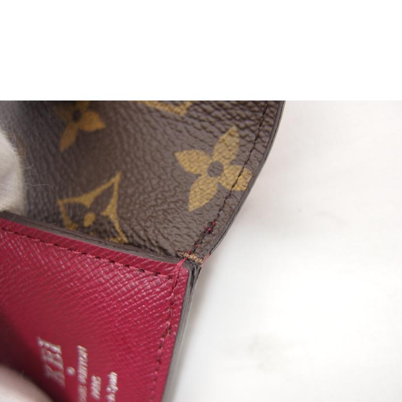 LV ルイ・ヴィトン/ポルトフォイユマリーヌ・コンパクト/モノグラム/フューシャ/M60494//CA3***/ABランク/04